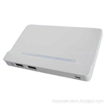 Power Bank for 4,000mAh Capacity, 4.5-5.5V DC, 1A Input